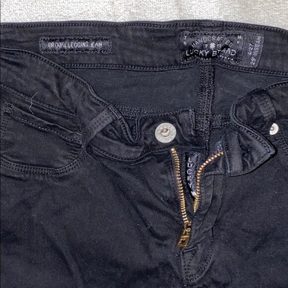 Lucky Brand Black Brooke Legging Skinny Jeans | Sz 4 - Picture 3 of 6